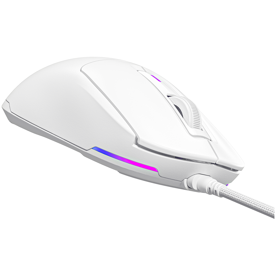 LORGAR MSA10, Ultralight Wired Gaming Mouse Advanced, white