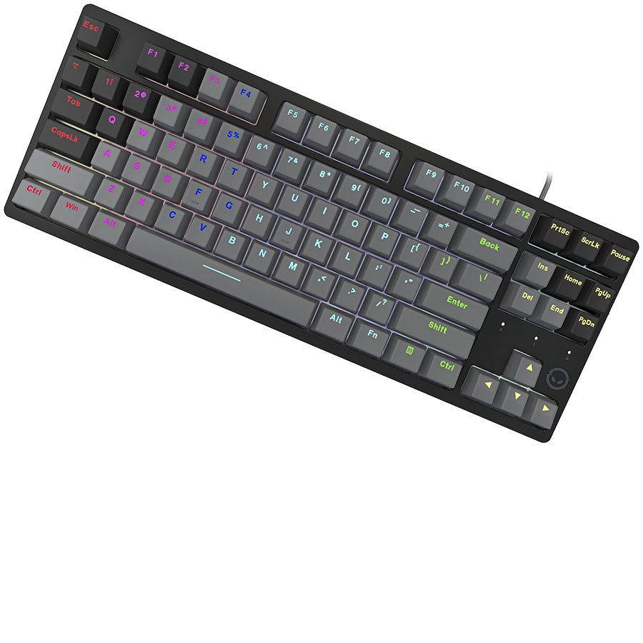 LORGAR Azar 514TKL, Wired RGB mechanical gaming keyboard, black, EN layout