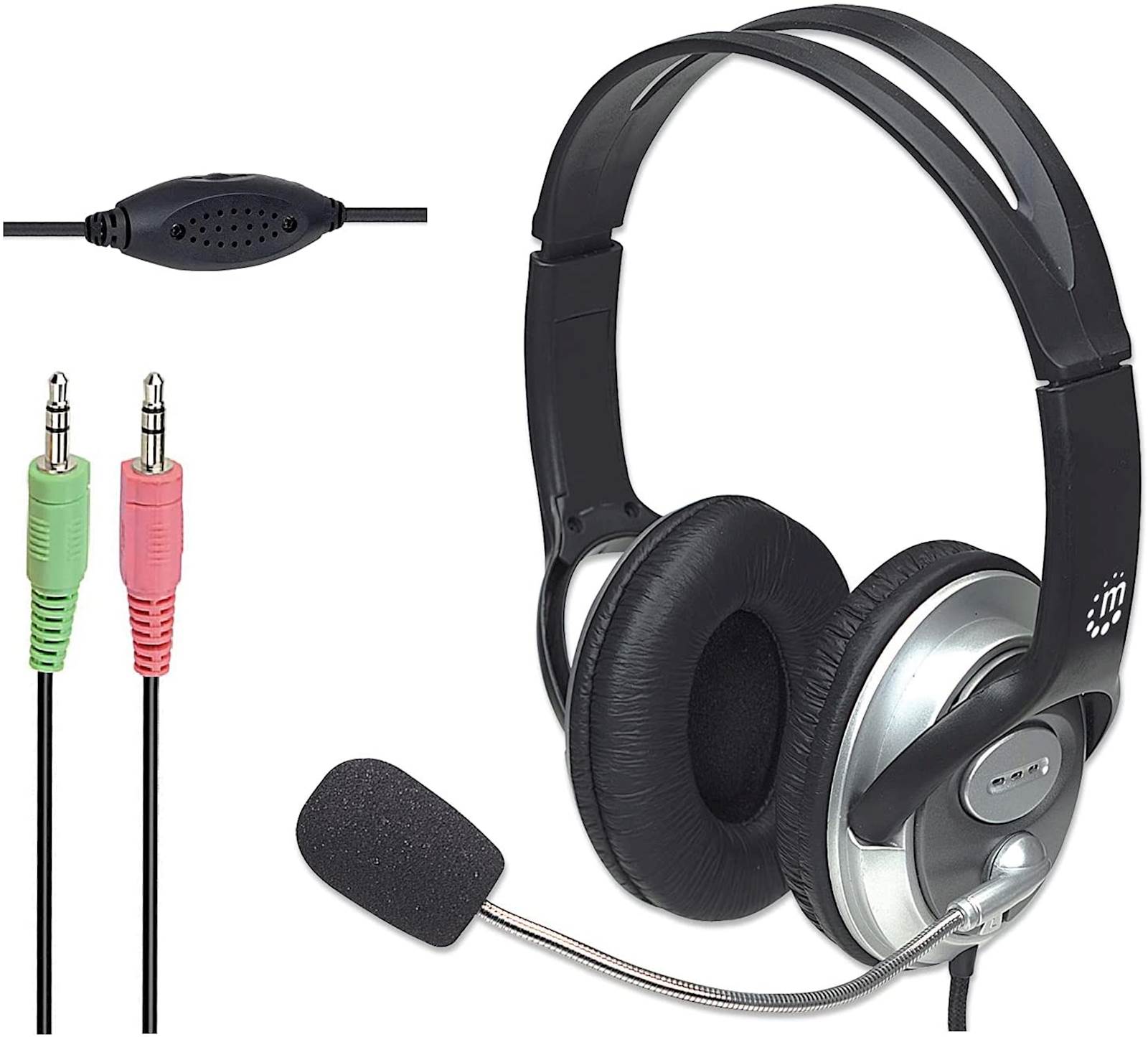 SLUŠALICE MANHATTAN STEREO SA MIKROFONOM ŽIČNE
