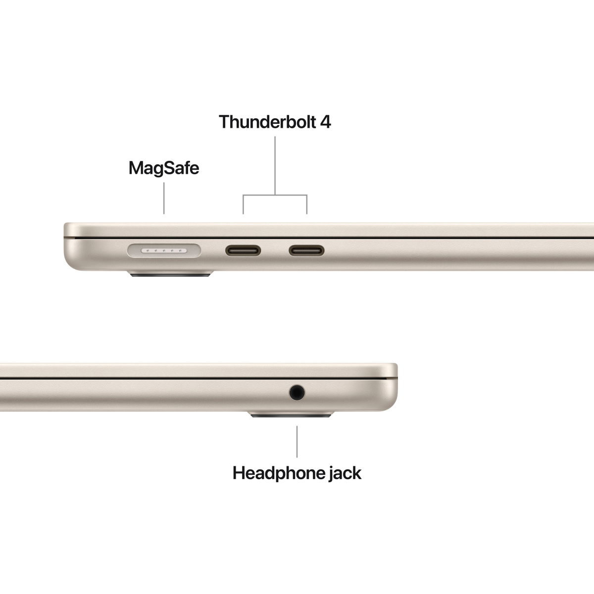 Apple MacBook Air 13.6: STARLIGHT/M4 10C CPU/8C GPU/16GB/256GB-CRO