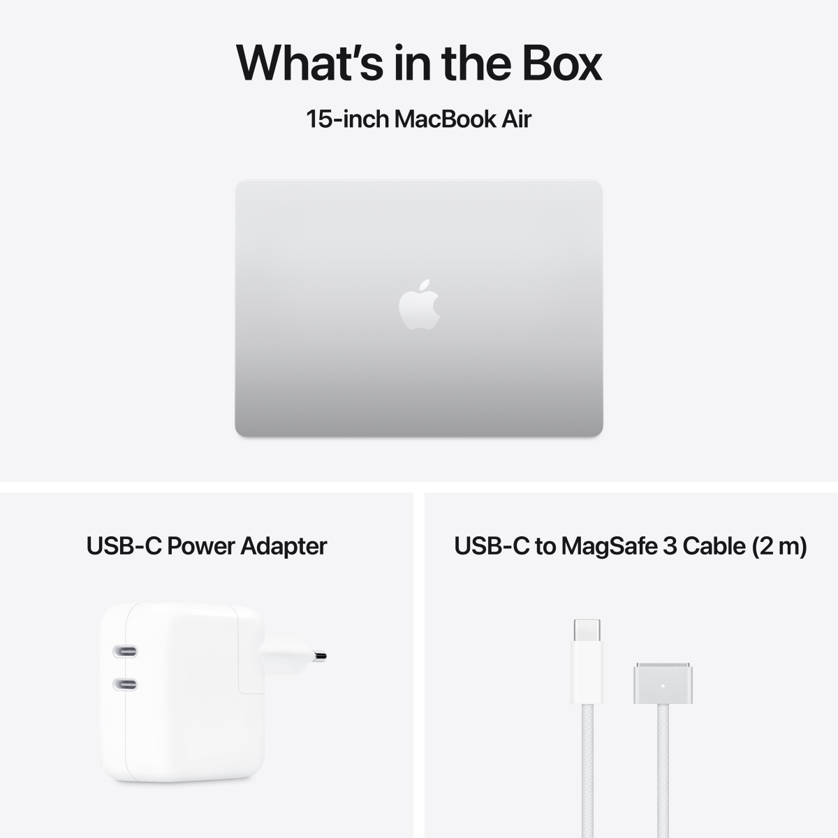 Apple MacBook Air 15.3: SILVER/M4 10C CPU/10C GPU/16GB/256GB-CRO