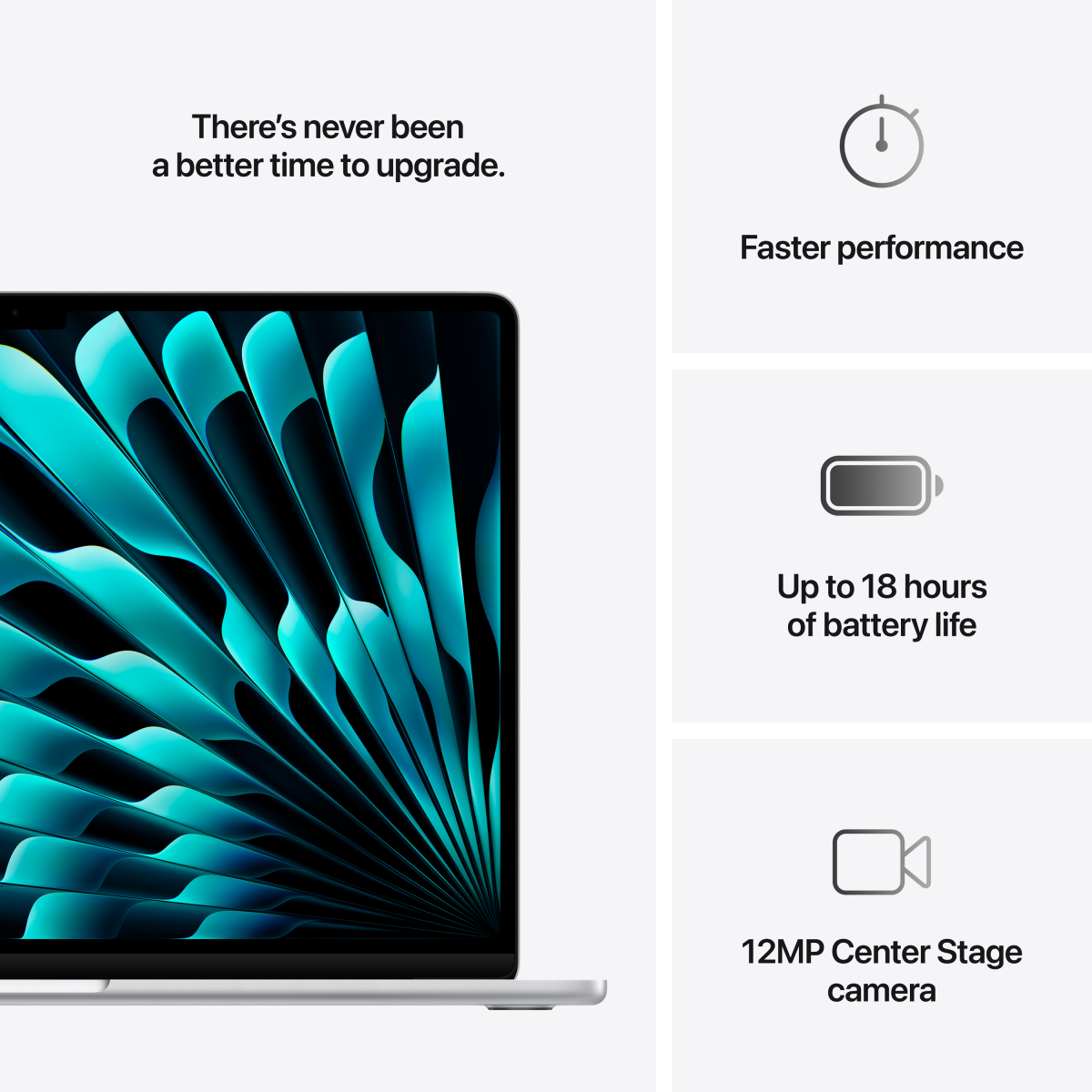 Apple MacBook Air 15.3: SILVER/M4 10C CPU/10C GPU/16GB/256GB-CRO