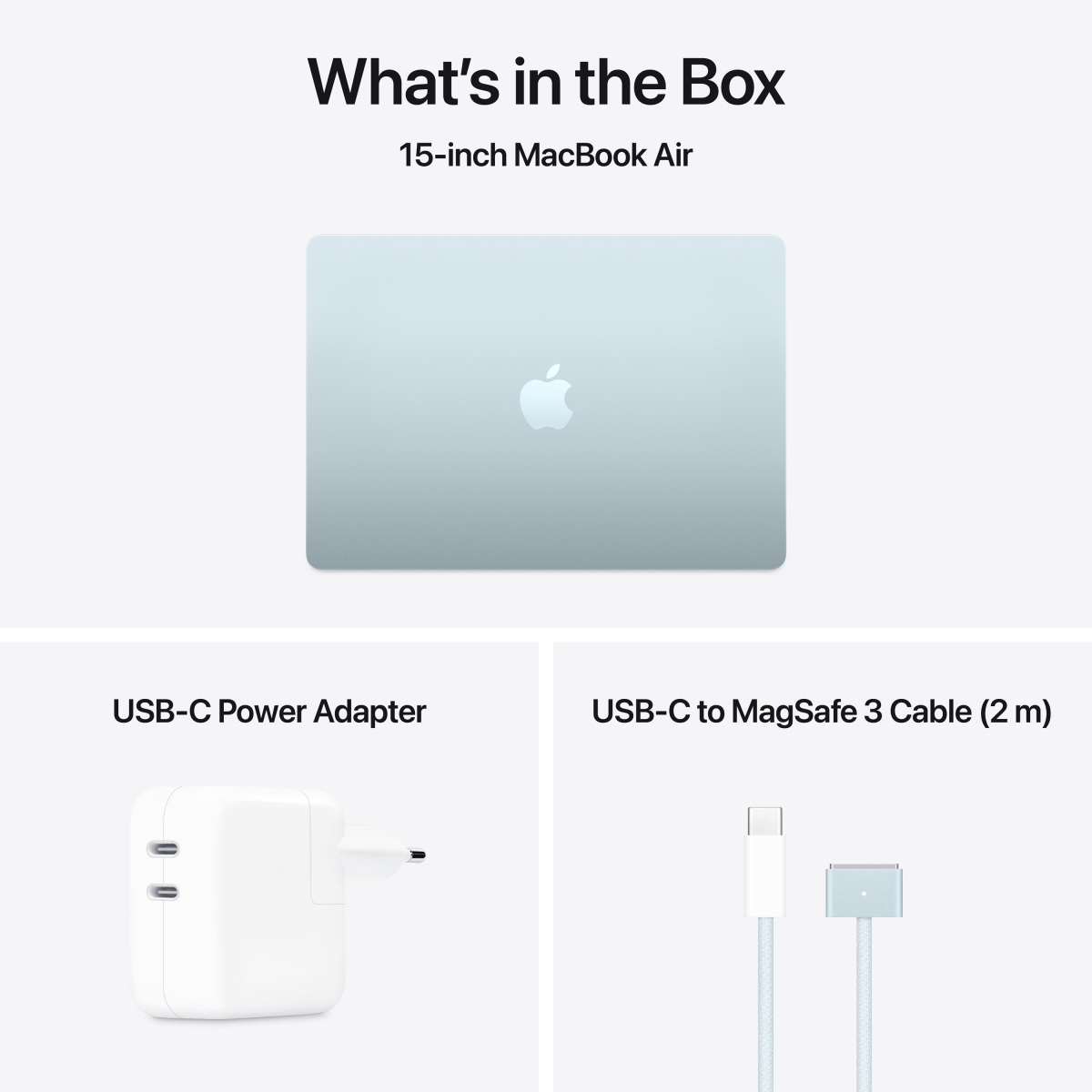 Apple MacBook Air 15.3: SKY BLUE/M4 10C CPU/10C GPU/16GB/256GB-CRO