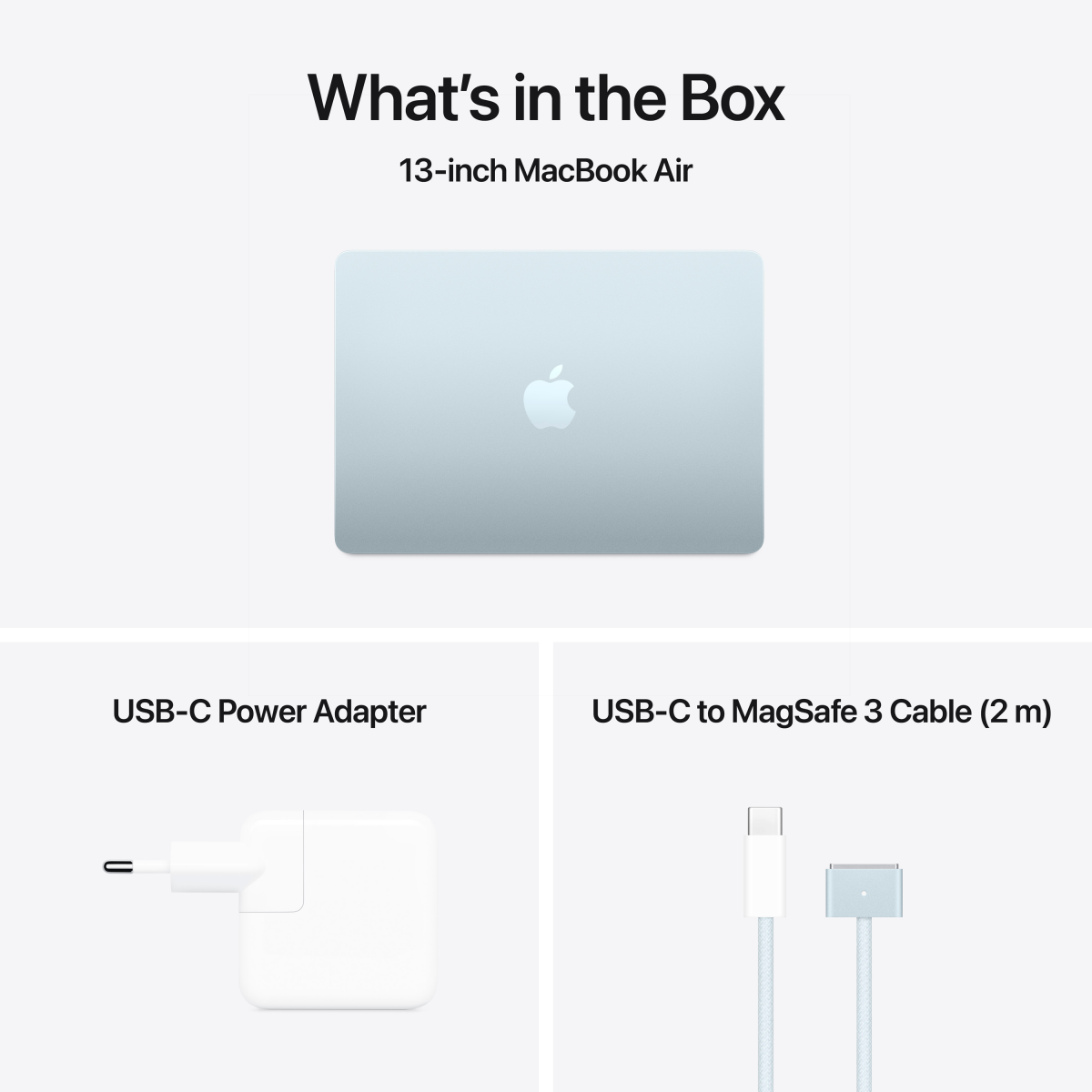 Apple MBA 13.6: SKY BLUE/M4 10C CPU/8C GPU/16GB/256GB-CRO