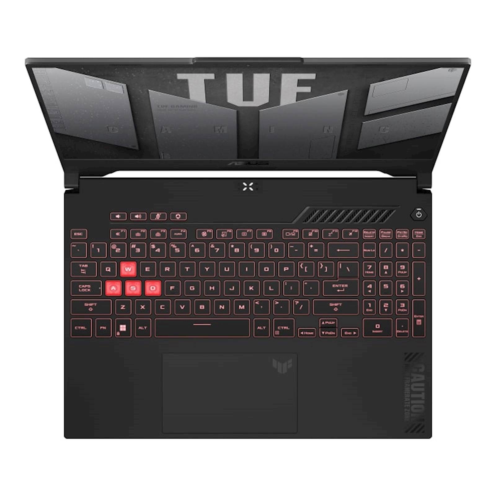 Laptop ASUS TUF A15 FA507UI-HQ029 15,6"QHD 165Hz R9-8945H 8C/16T 32GB DDR5 s1TB RTX 4070 8GB RGB GRY