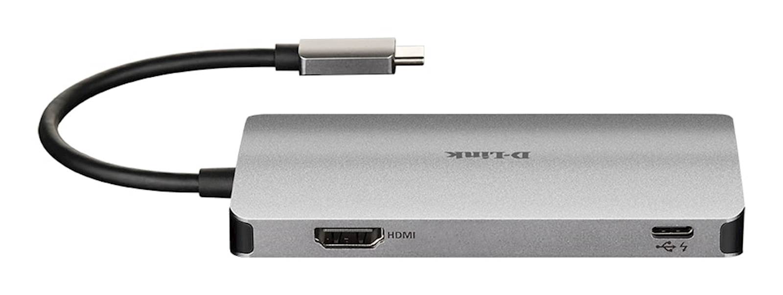 Hub DLINK 5u1 USB-C sa HDMI i SD/microSD