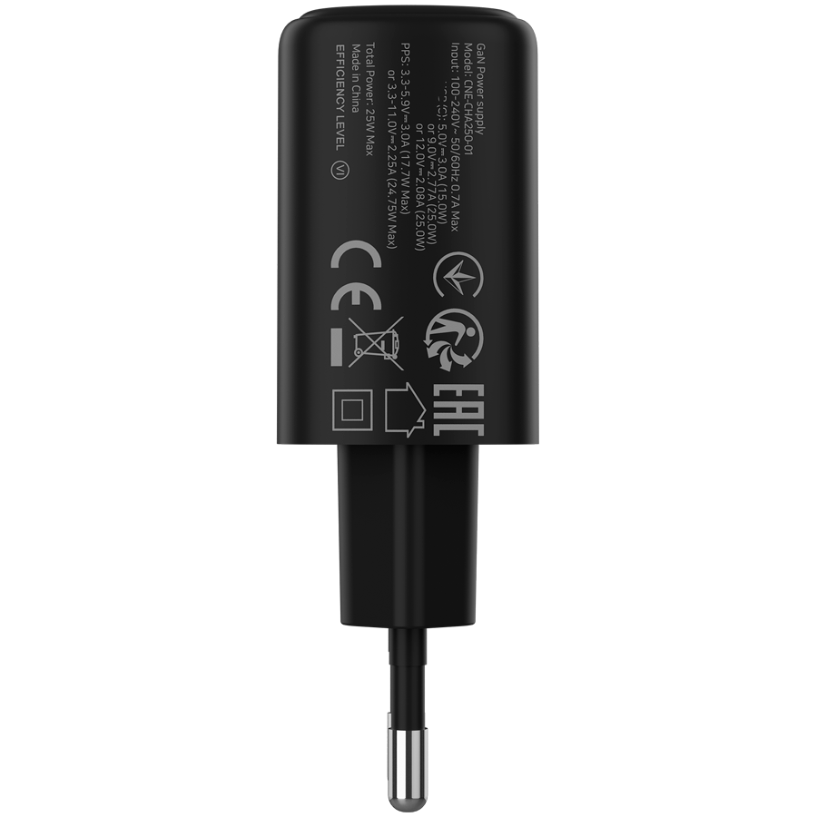 CANYON charger OnCharge 250 25W 1xPD EU Black