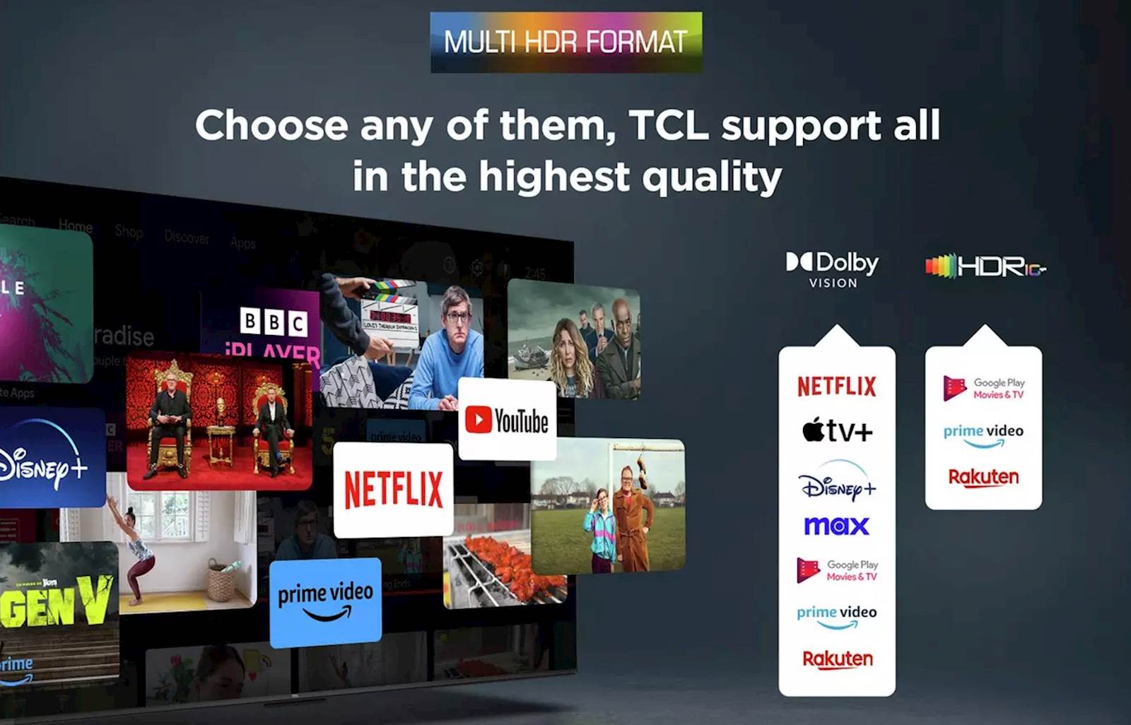TV TCL 4K LED 55V6C