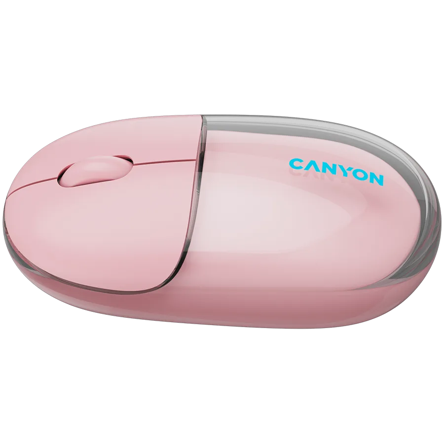 CANYON mouse OnClick 24 BT/ Wireless Transparent/Pink