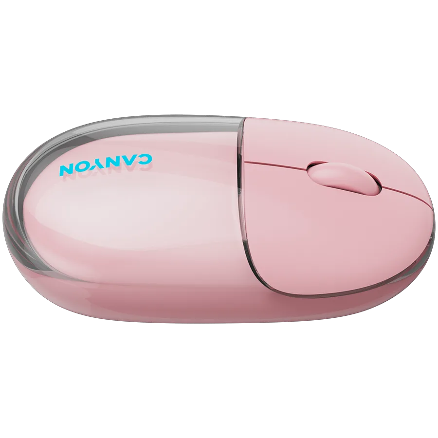 CANYON mouse OnClick 24 BT/ Wireless Transparent/Pink
