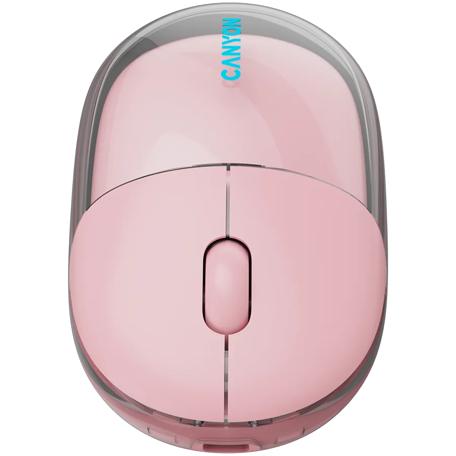 CANYON mouse OnClick 24 BT/ Wireless Transparent/Pink