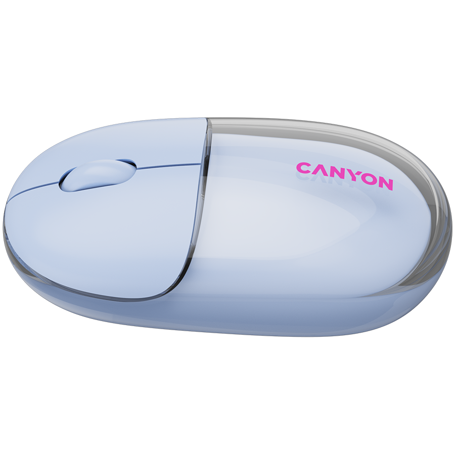 CANYON mouse OnClick 24 BT/ Wireless Transparent/Blue
