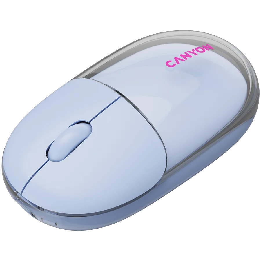 CANYON mouse OnClick 24 BT/ Wireless Transparent/Blue