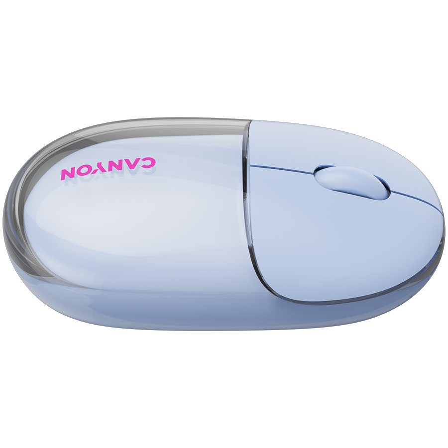 CANYON mouse OnClick 24 BT/ Wireless Transparent/Blue