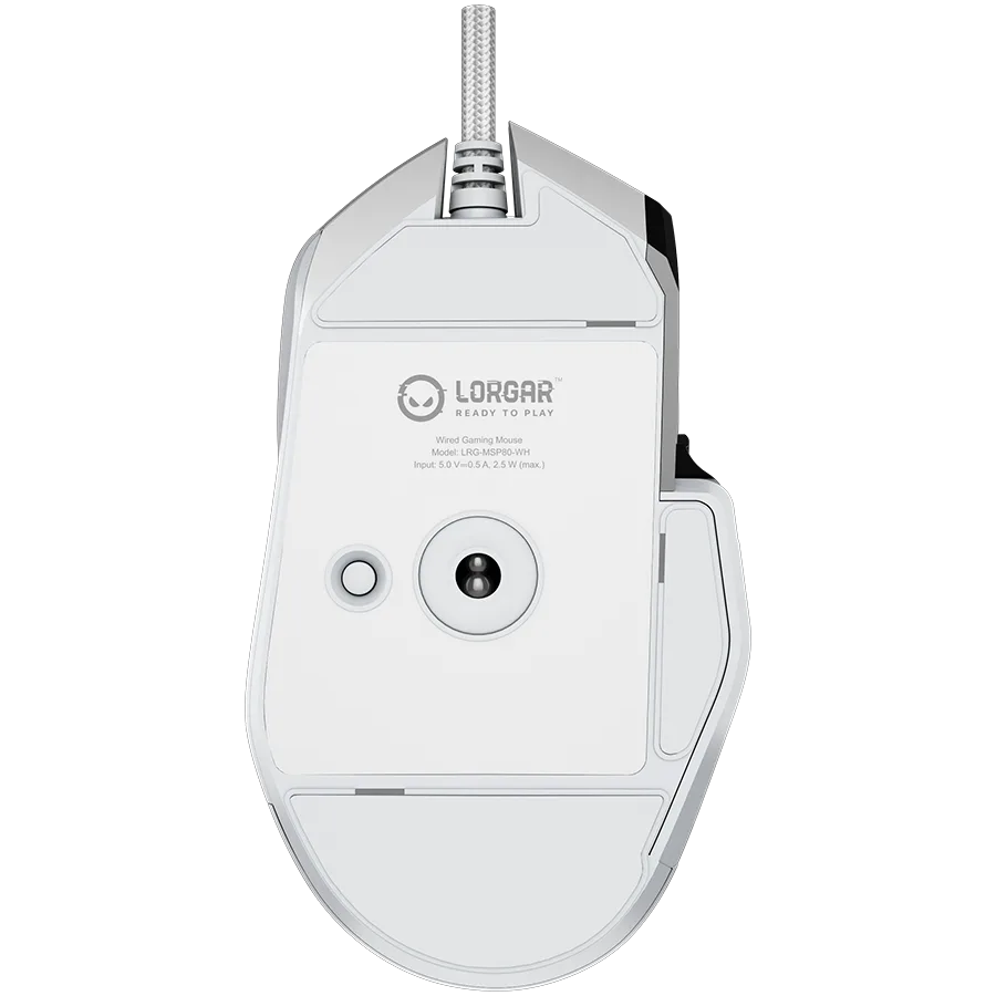 LORGAR MSP80, 8000 Hz Gaming Mouse Pro, White