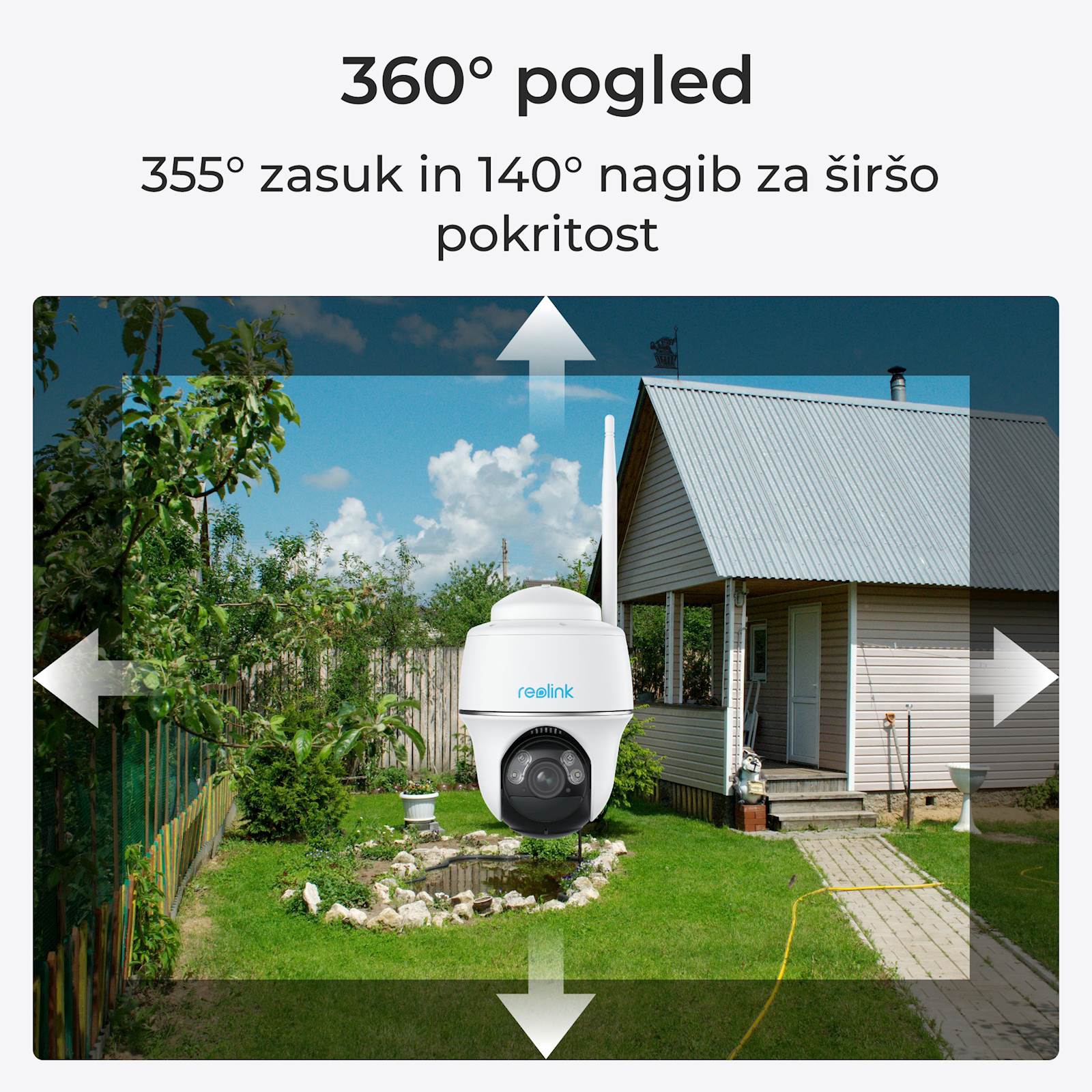 IP Kamera Reolink Argus serija B430 bijeli