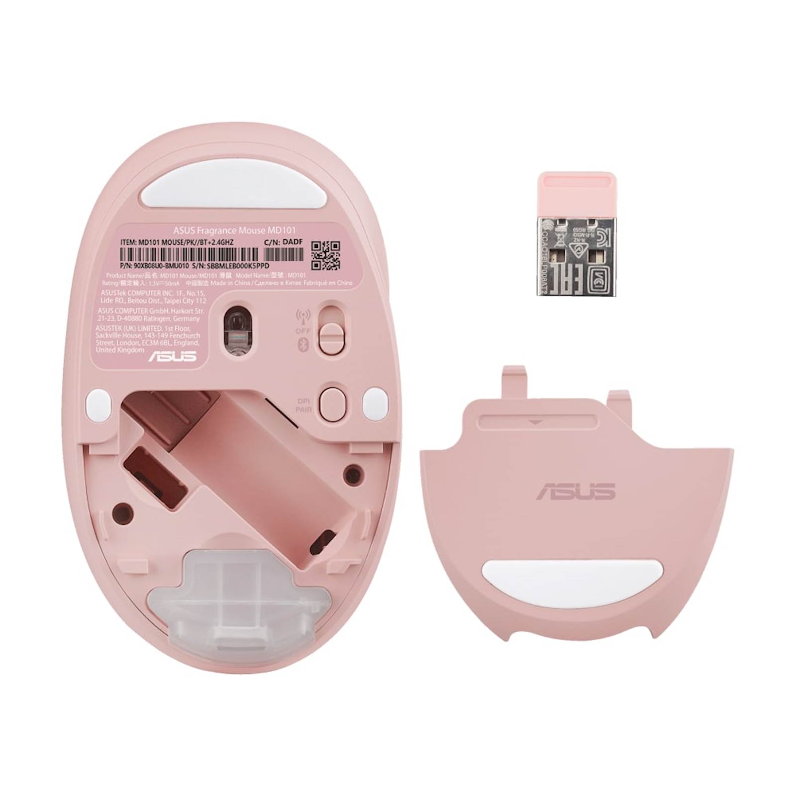 MIŠ ASUS WIRELESS MD101 MOUSE/PK//BT+2.4GHZ