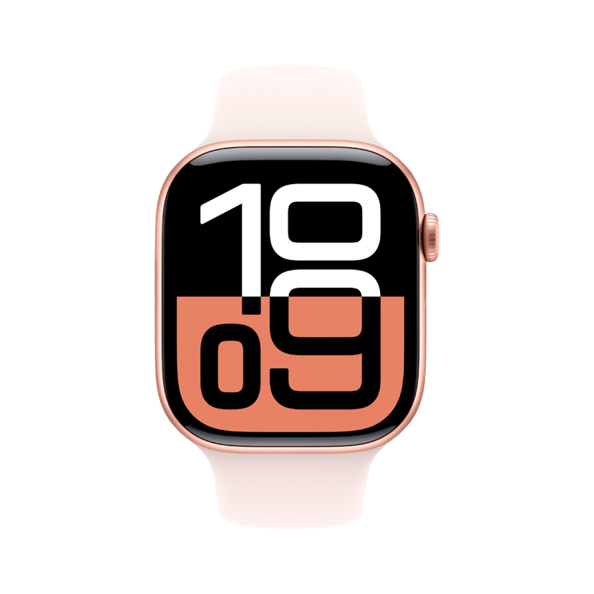 Apple Watch S10 GPS 42mm Rose Gold Alu Case with Light Blush Sport Band - S/M