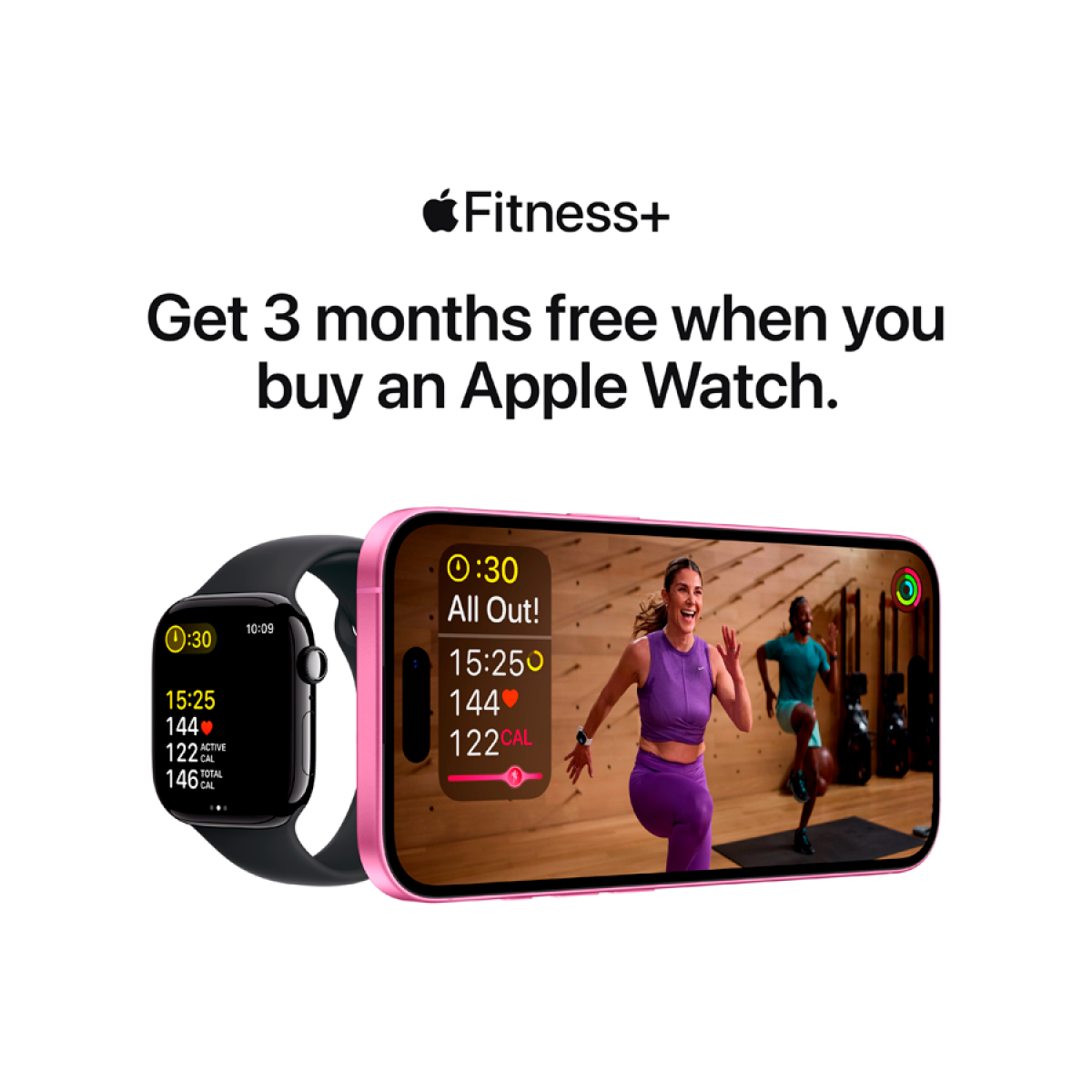 Apple Watch S10 GPS 42mm Rose Gold Alu Case with Light Blush Sport Band - S/M