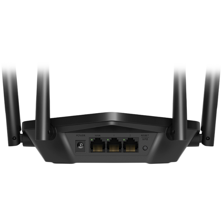 Mercusys AC1900 Wireless AC Gigabit Router, 600 Mbps at 2.4 GHz + 1300 Mbps at 5 GHz, 6×5dBi Fixed External Antennas with Beamforming, 2× G LAN Ports, 1× G WAN Port, Access Point Mode, 3X3 MU-MIMO, Parental Controls, Guest Network, Smart Connect