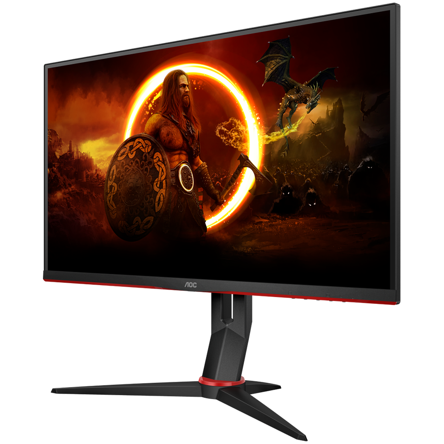 AOC Monitor 27G2ZN3 Gaming, 27", FHD 1920x1080, Fast VA, 240Hz (280Hz OC), 1ms, Adaptive Sync, HDR 10, 4000:1, 300 cd/m2, 2xHDMI, 1xDP, Full Ergonomic