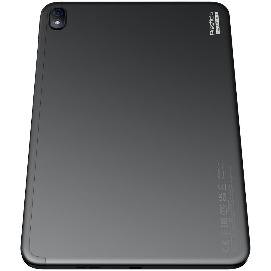 Prestigio Solutions Virtuoso 10.36inch tablet T618 6GB+128GB, 1200*2000K IPS panel 400cd/m2,TP incell,Camera Front 5MP+ Rear 8MP, 8000mAh Battery,Dual Wifi,BT5.0, GPS,FM,15W fast charging,2G/3G/4G ,White CtoC USB cable,TPU case, Android13