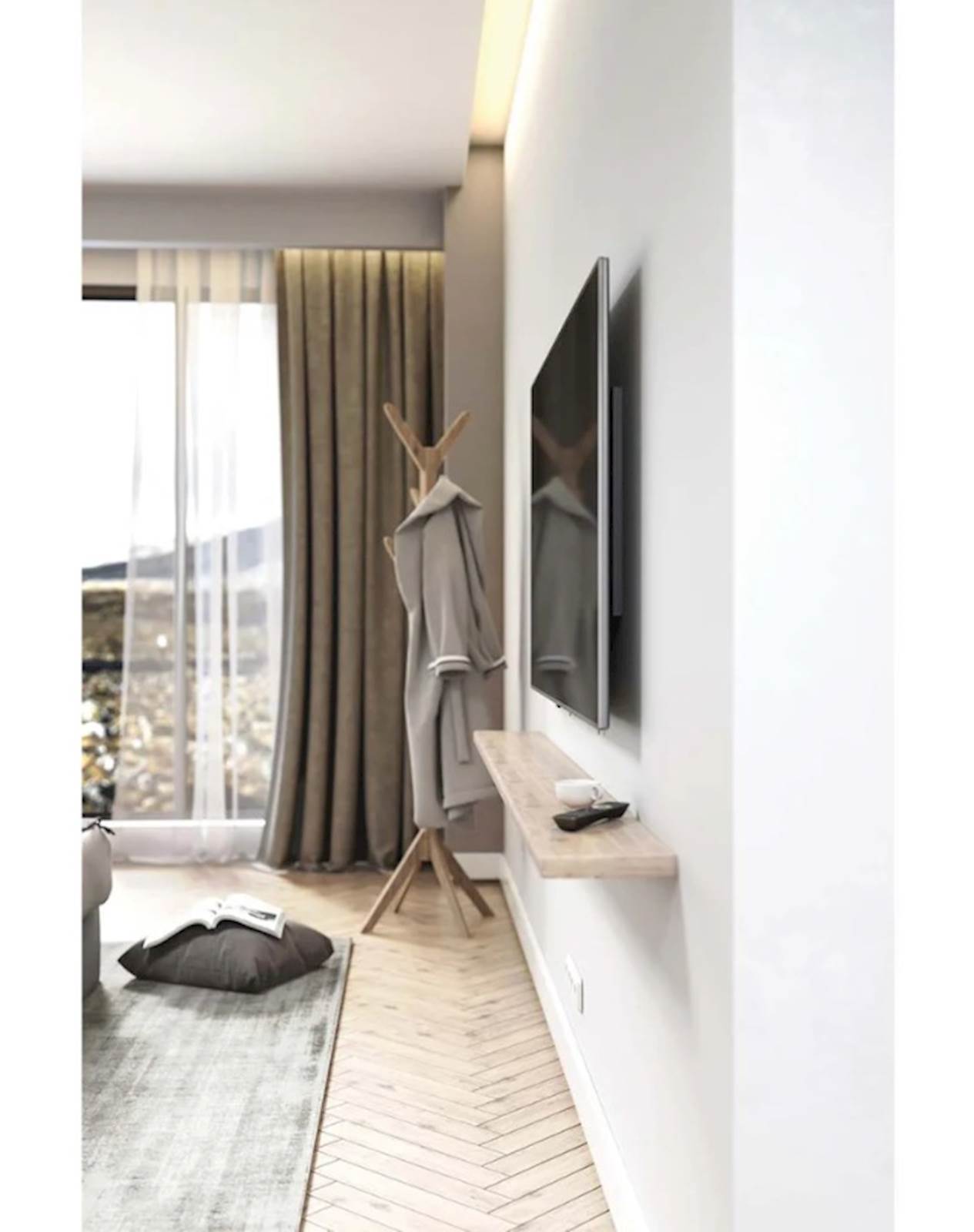 Nosač za TV MANHATTAN zidni 60" do 100"