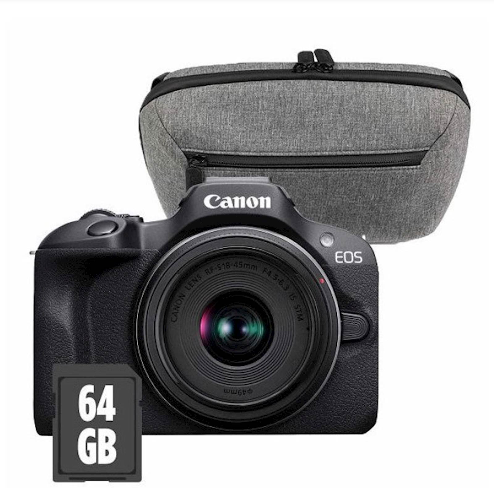 Fotoaparat CANON R100 + RFS18-45 travel kit - torbica i SD64GB