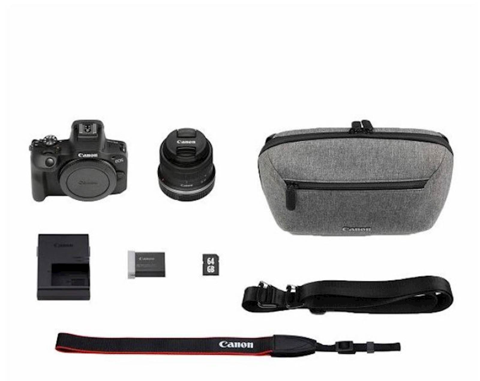 Fotoaparat CANON R100 + RFS18-45 travel kit - torbica i SD64GB