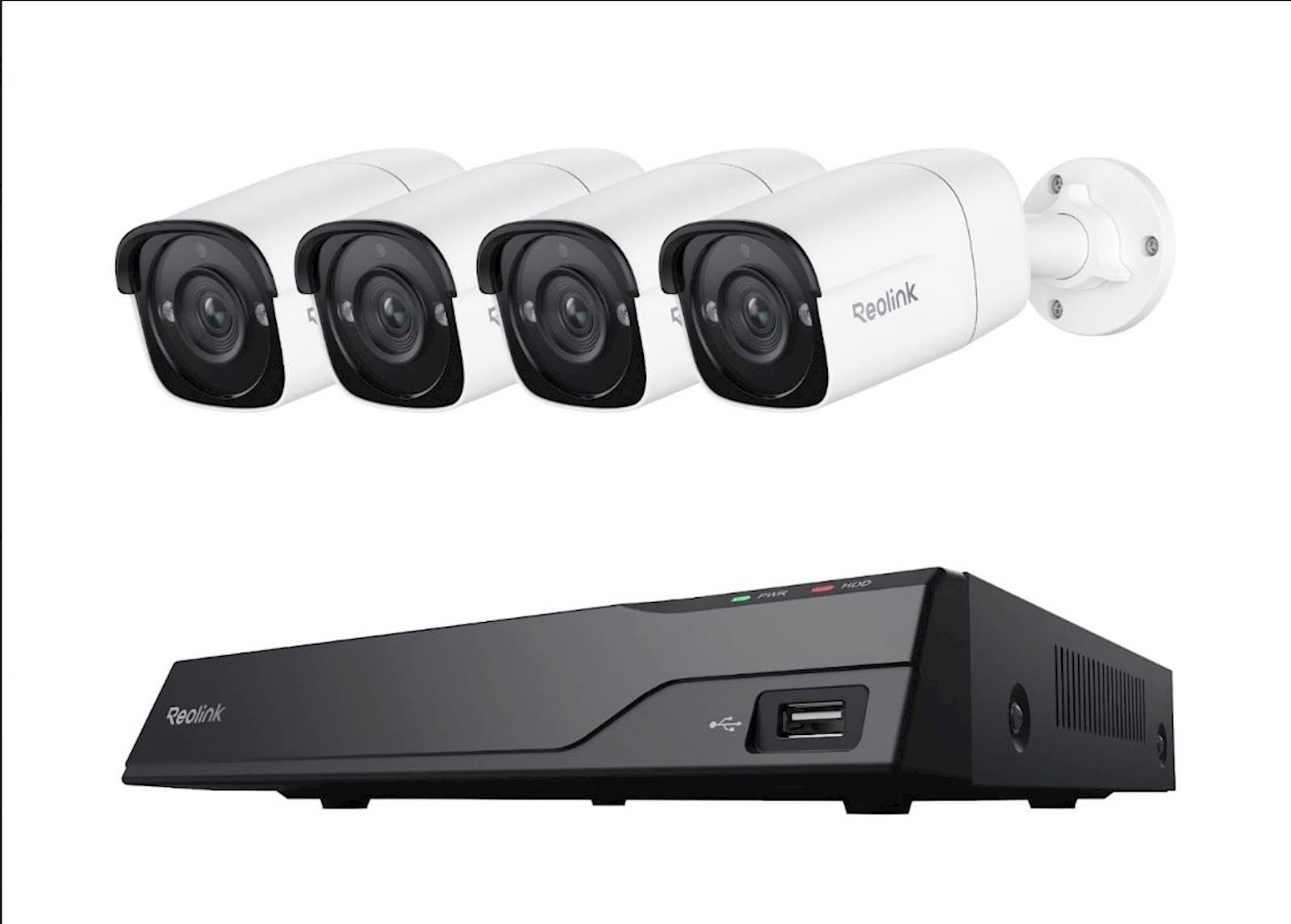 Reolink NVR snimač NVS8-5MB4 5MP, 8 kanalni NVR s 2TB HDD, 4x Kamera POE