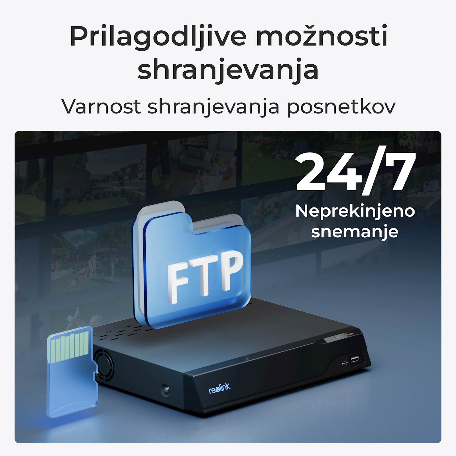 Reolink Ip Kamera Fisheye P520 6MP, 360° Fisheye pogled, POE