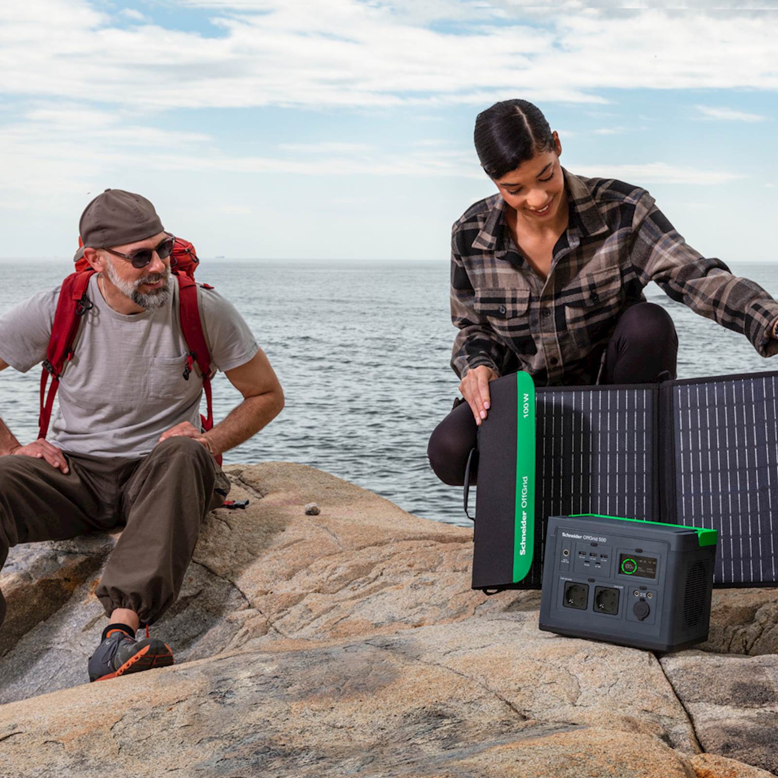 APC Portable Power Station 500, 230V, 517Wh Lithium-ion, LCD, 2 CEE 7/3 Schuko outlets