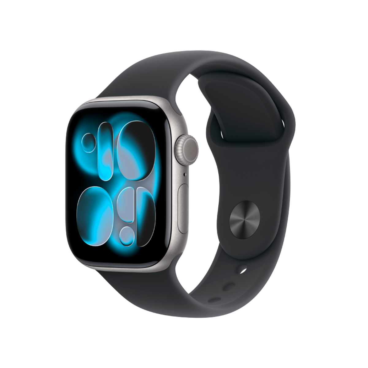 Apple Watch Series 11 GPS 42mm Space Grey Aluminium Case with Black Sport Band - S/M,Model A3331