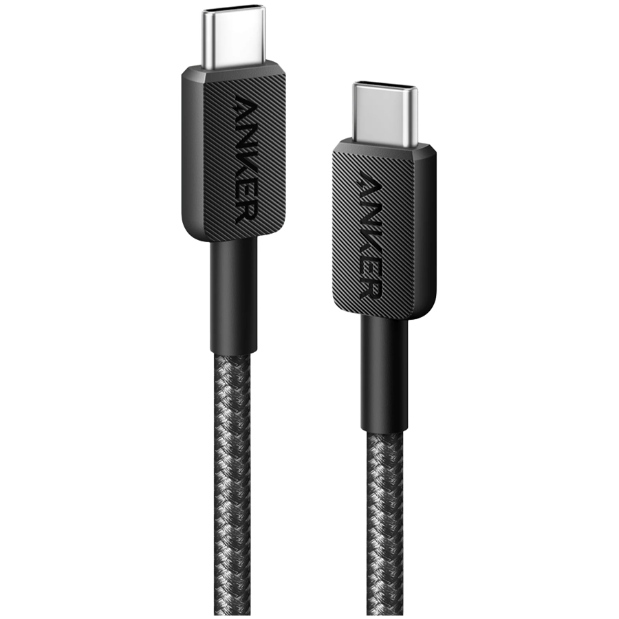 Anker 322 USB-C to USB-C Cable 90 cm Braided Black