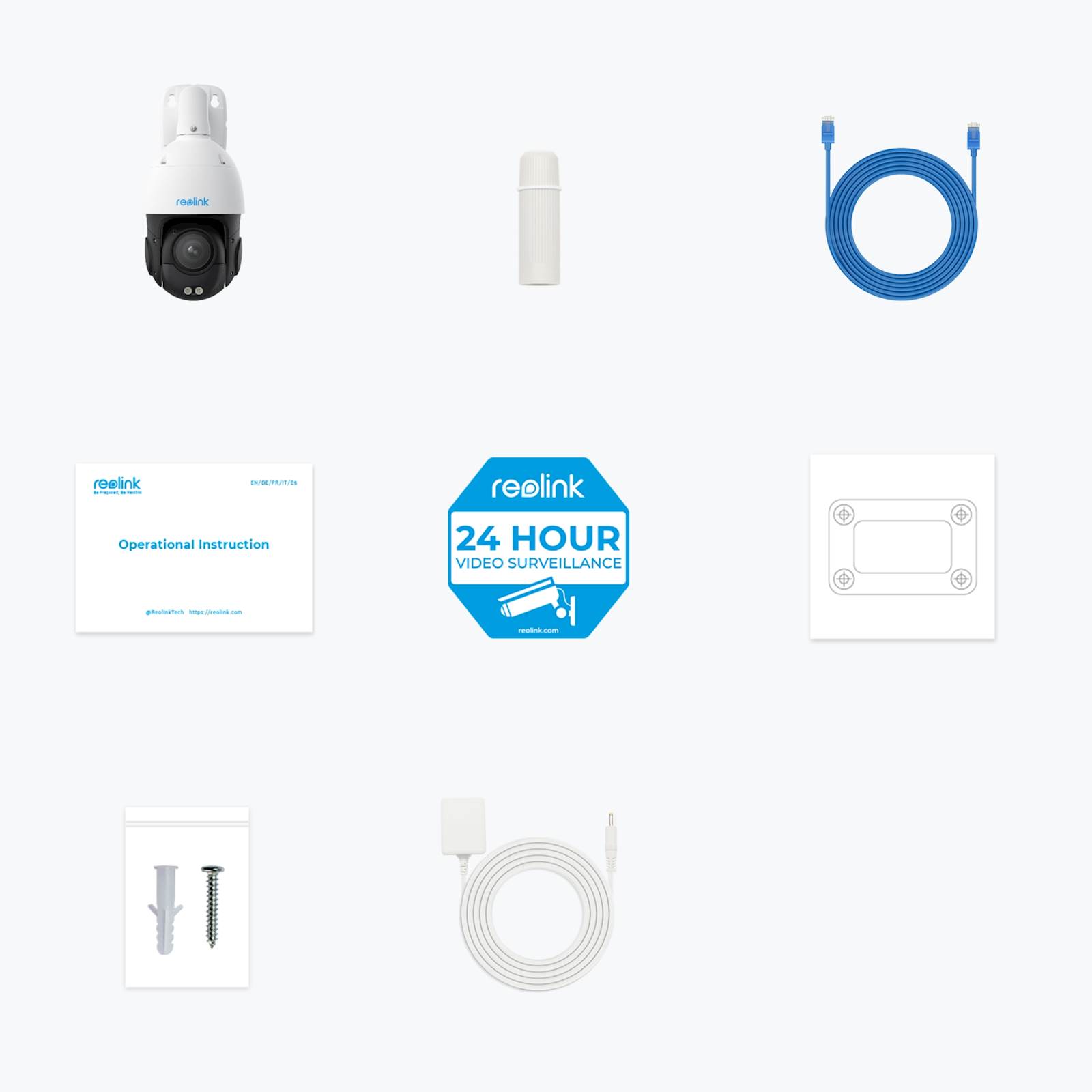 Reolink IP Kamera P840 4K, 8MP, PTZ, 360° Pan & 90° Tilt, 5x zoom, noćni vid, POE