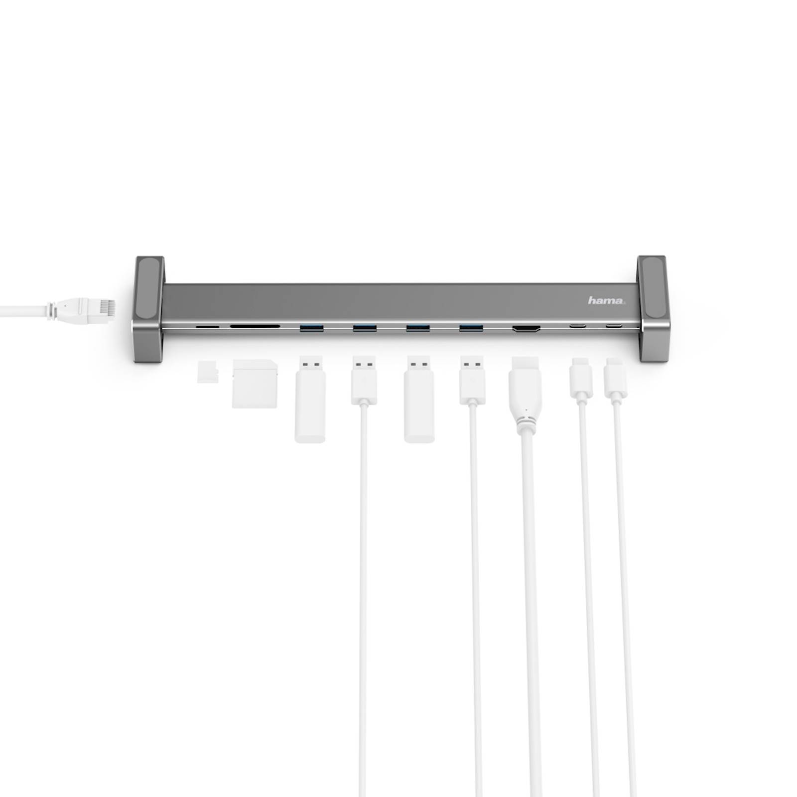 DOCKING STATION HAMA USB-C, 9 PORTOVA