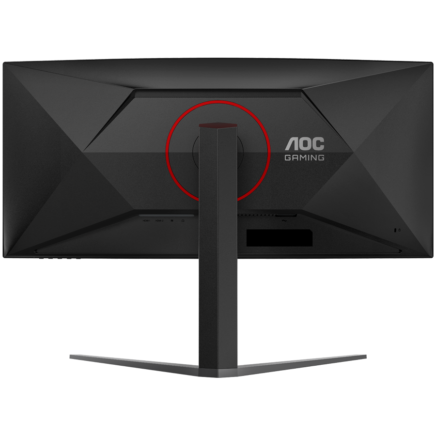 AOC Monitor Gaming CU34G4 Curved 34" Fast VA, 3440x1440, 180Hz, 0.5ms MPRT (1ms GtG), 300 cd/m2, 2500:1, 1500R, Adaptive Sync, FreeSync Premium, HDR10, 2x HDMI, 1x DP, Full Ergo