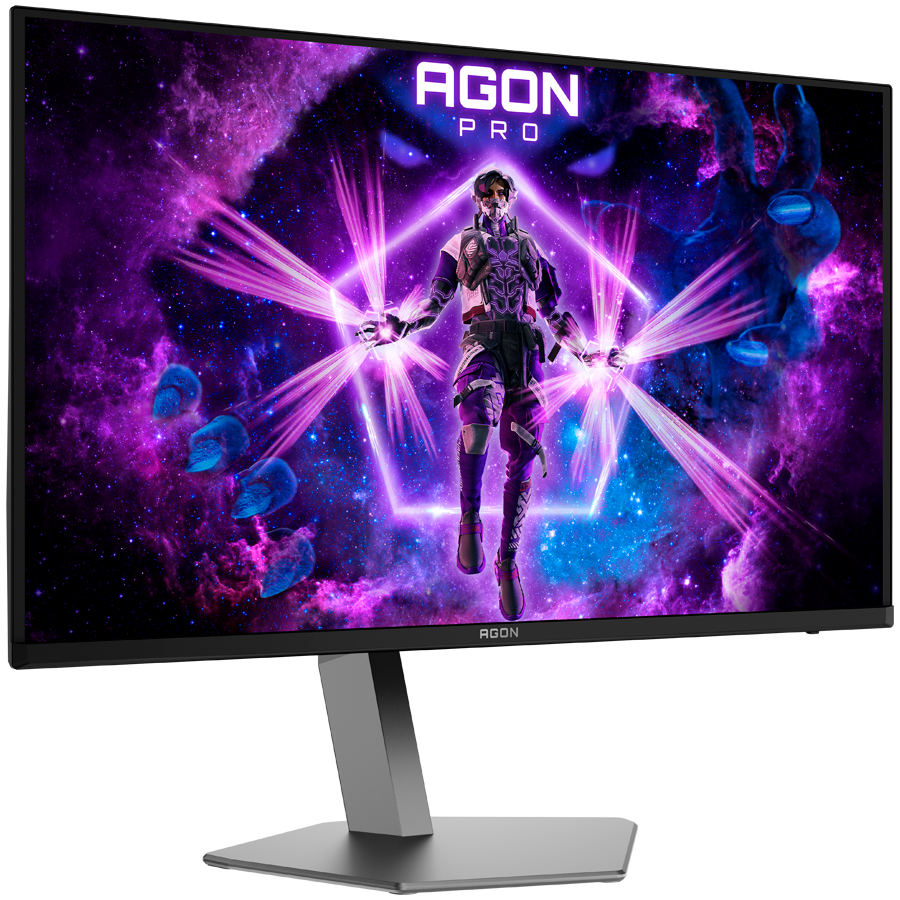 AOC Agon PRO AG326UD 31.5" QD-OLED Gaming Monitor, 4K UHD 3840x2160, 165Hz, 0.03ms, DisplayHDR 400, Adaptive Sync, G-Sync Compatible, 2x HDMI 2.1, 1x DP 1.4, USB hub, Full Ergo, Speakers