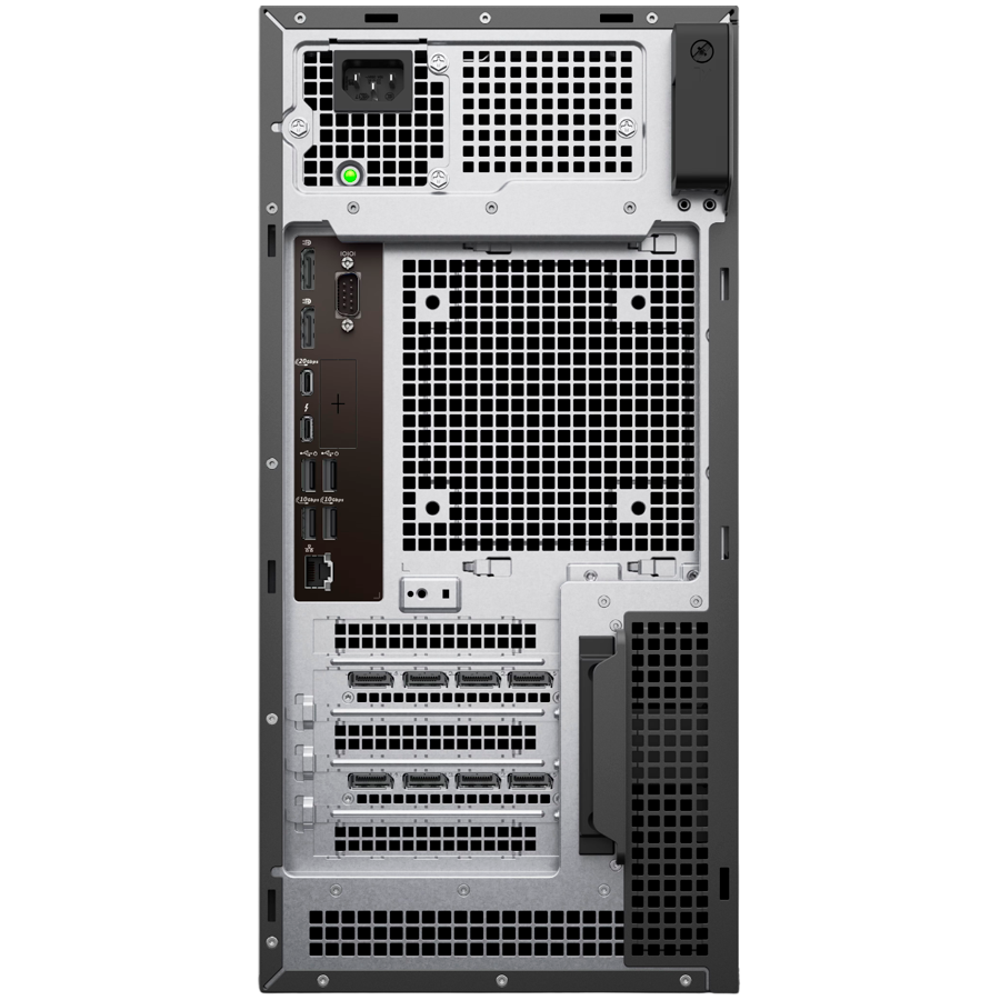 Dell Pro Max Tower FCT2250, Intel Core Ultra 7 265, 32GB (2x16GB) DDR5, M.2 1TB PCIe, Nvidia RTX A1000 8GB GDDR6,  Front 2x USB 3.2, 2x USB C 3.2, SD reader, Back 2x USB 2.0, 2x USB 3.2, 1x USB C 3.2, RJ45, 2x DP, USB KB/Mouse, 500W, W11Pro, 3Yr