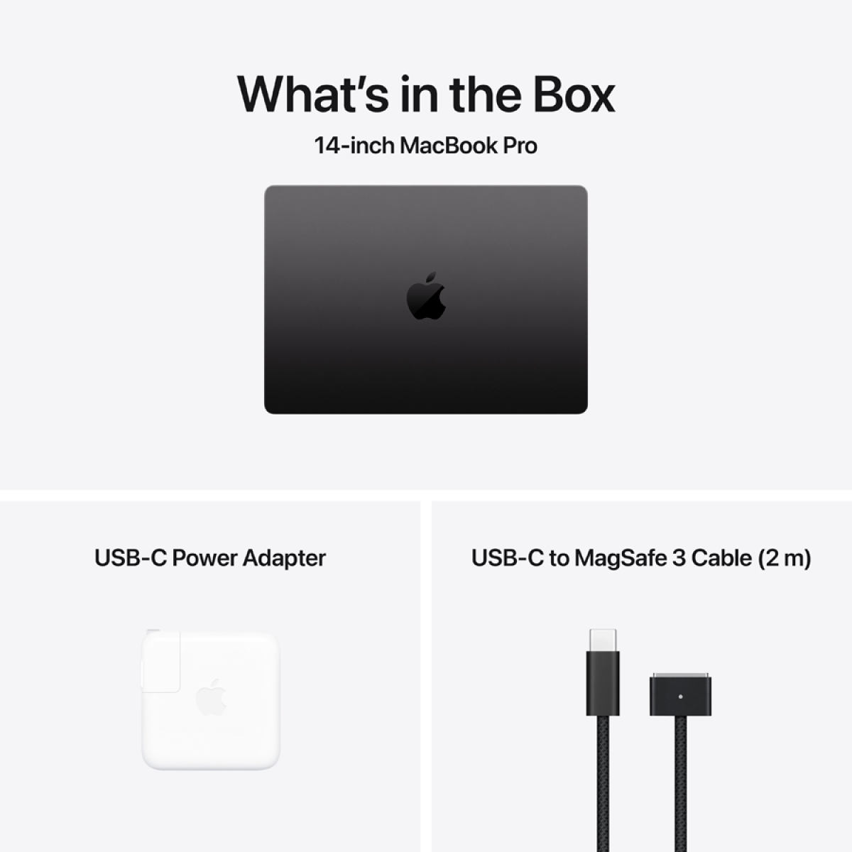 MacBook Pro 14-inch, Space Black,Model A3434,Apple M5 10C CPU 10C GPU,16GB unified memory,70W USB-C Power Adapter,512GB SSD storage,Thunderbolt / USB 4 Ports,Touch ID,14in Liquid Retina XDR display,Standard display,Force Touch Trackpad, KEYBOARD-INT