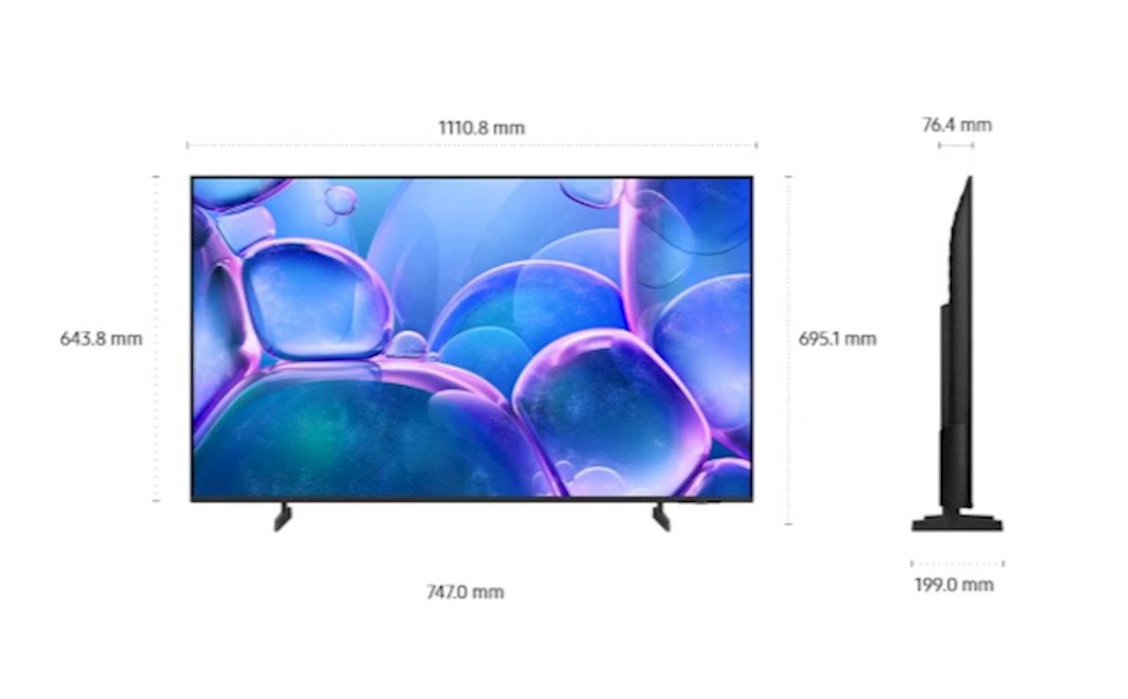 TV SAMSUNG Crystal UHD 4K  50" U7022F 
