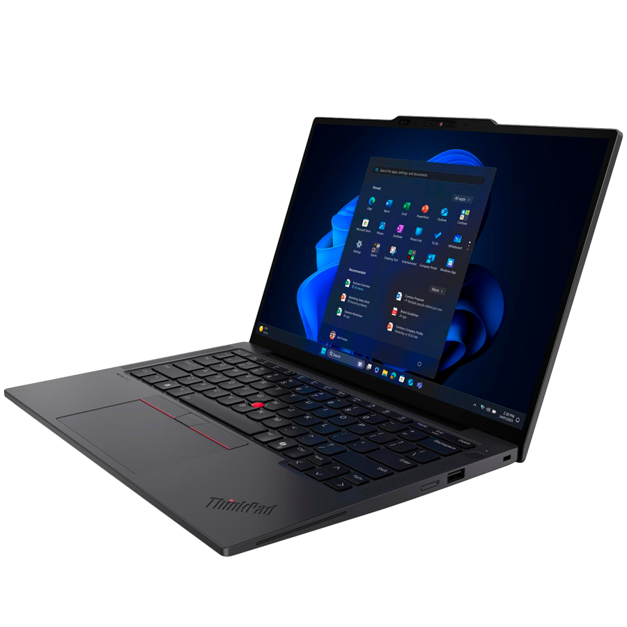 Lenovo ThinkPad X13 Gen 6, 13.3" (1920x1200) IPS 400nits AG, Touch, Intel Core Ultra 7 255U, 32GB DDR5, 512GB SSD M.2, Intel Integrated Graphics, 1x USB 3.2, 2x USB-C (THB-4), HDMI, 54.7Wh, Win 11 Pro, 3Yr