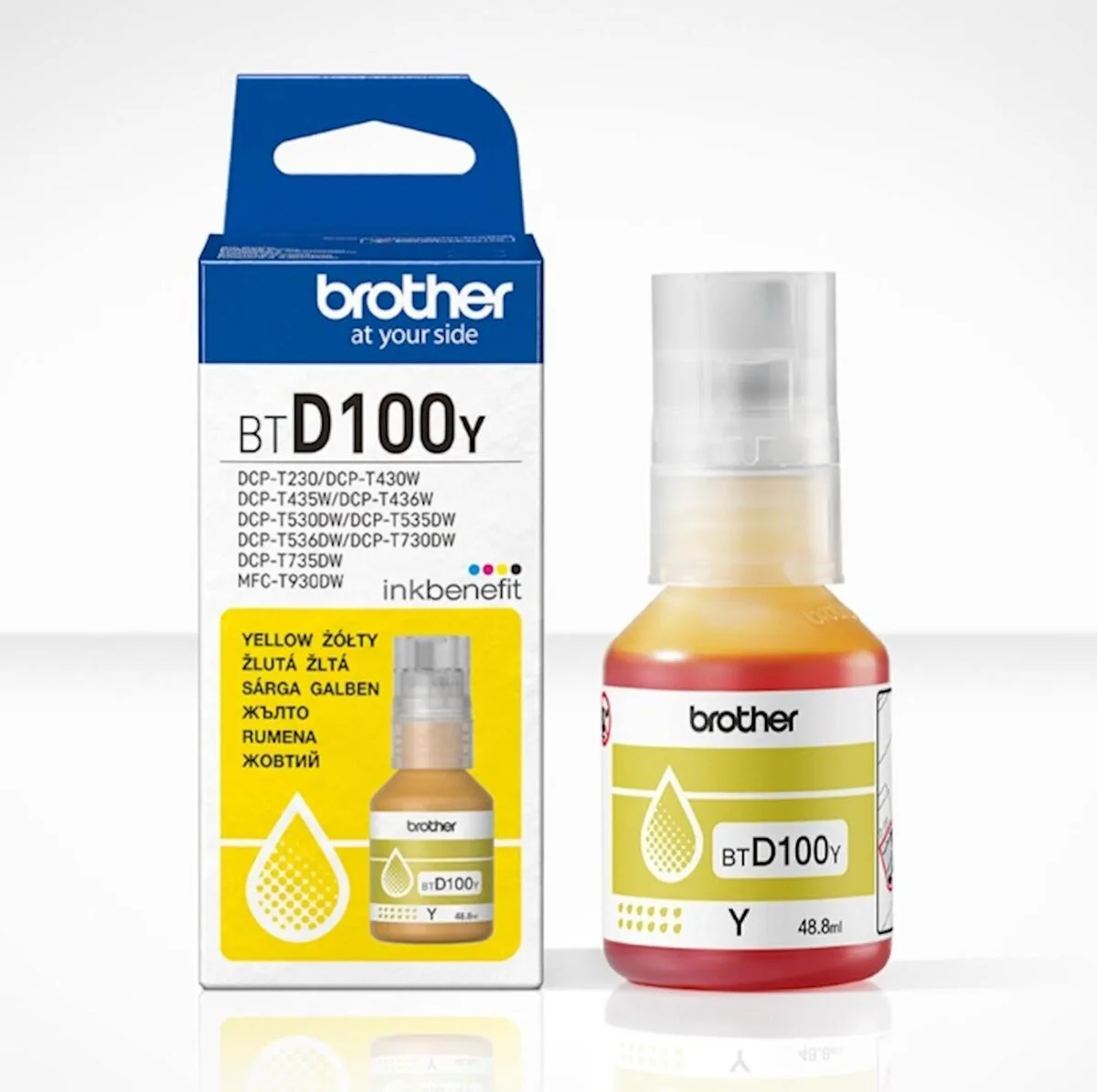 Tinta BROTHER BTD100Y