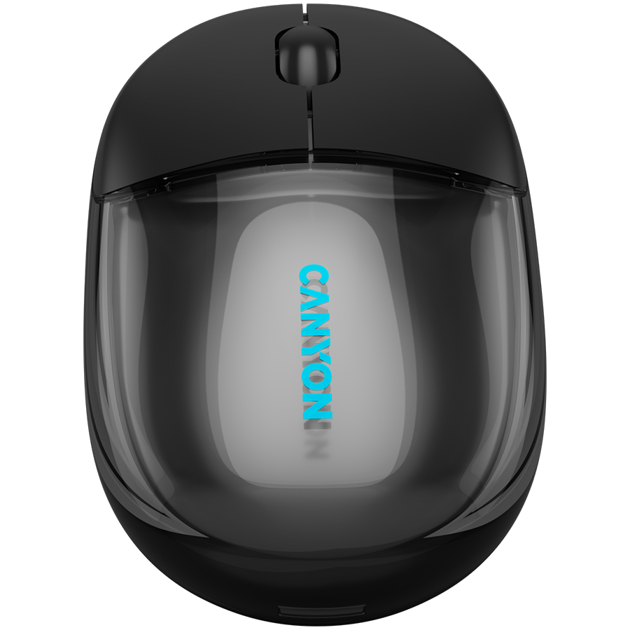 CANYON mouse OnClick 24 BT/ Wireless Transparent/Black