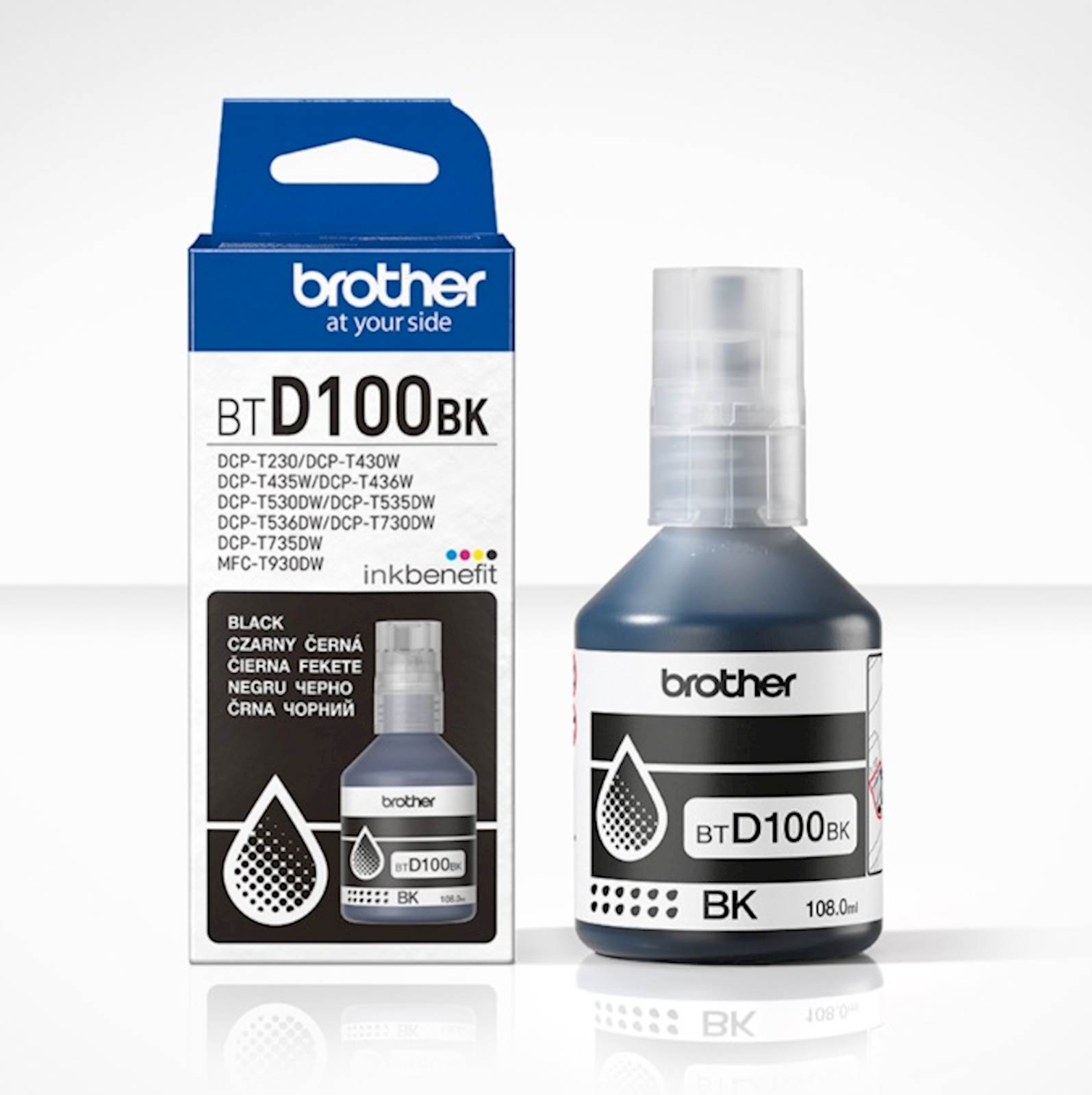 Tinta BROTHER BTD100BK