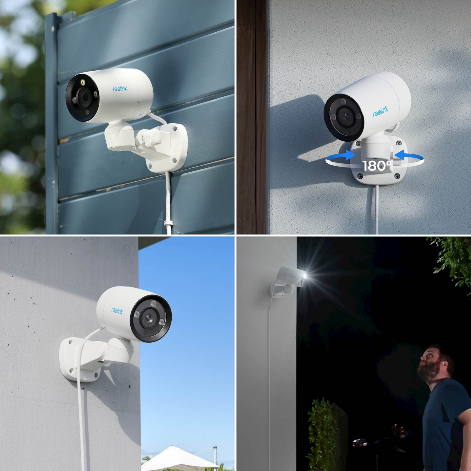 Reolink Ip Kamera serija P330P 4K, Zunanja, 180°, POE