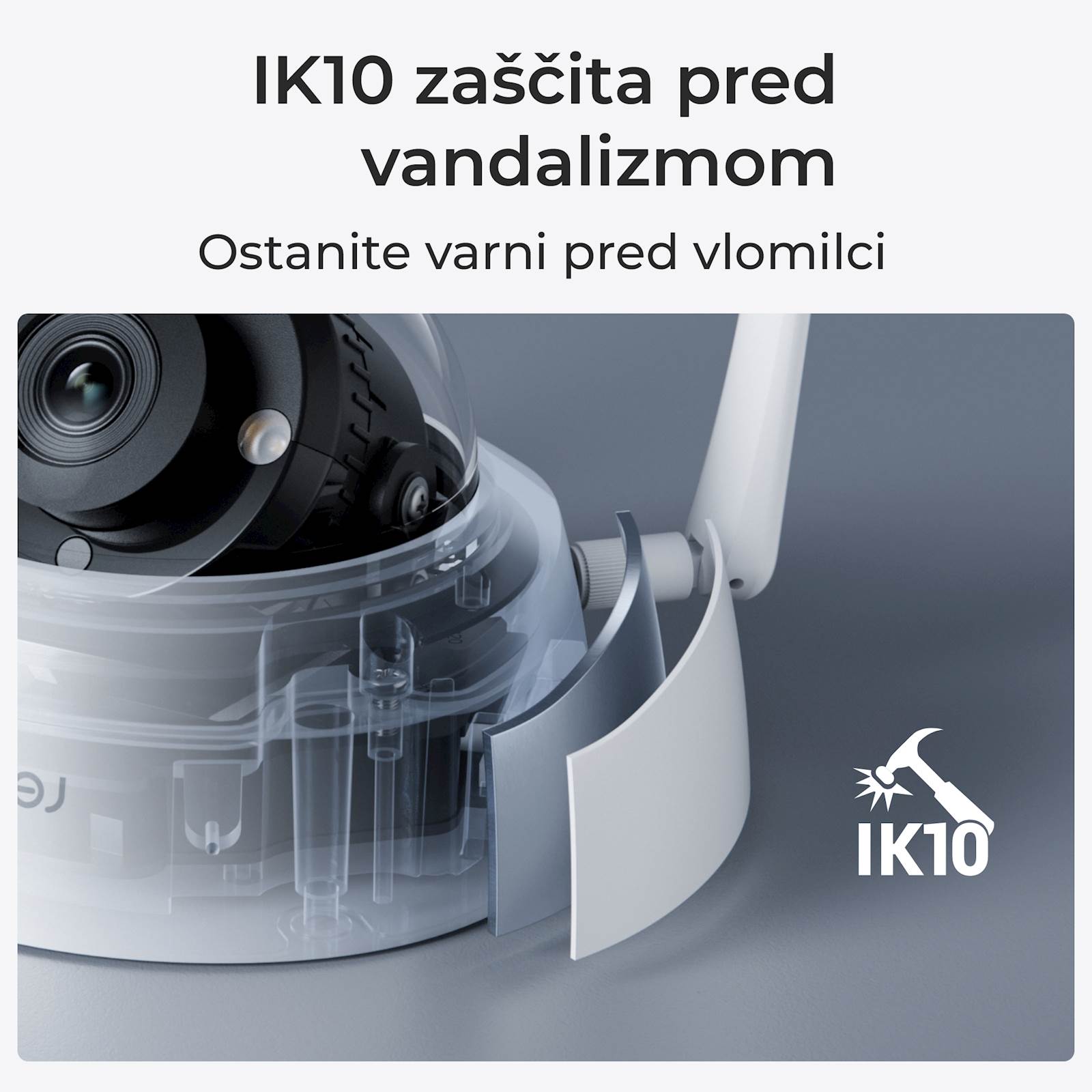 Reolink IP Kamera  W437 4K, Wi-Fi 6, IK10, 5x zoom