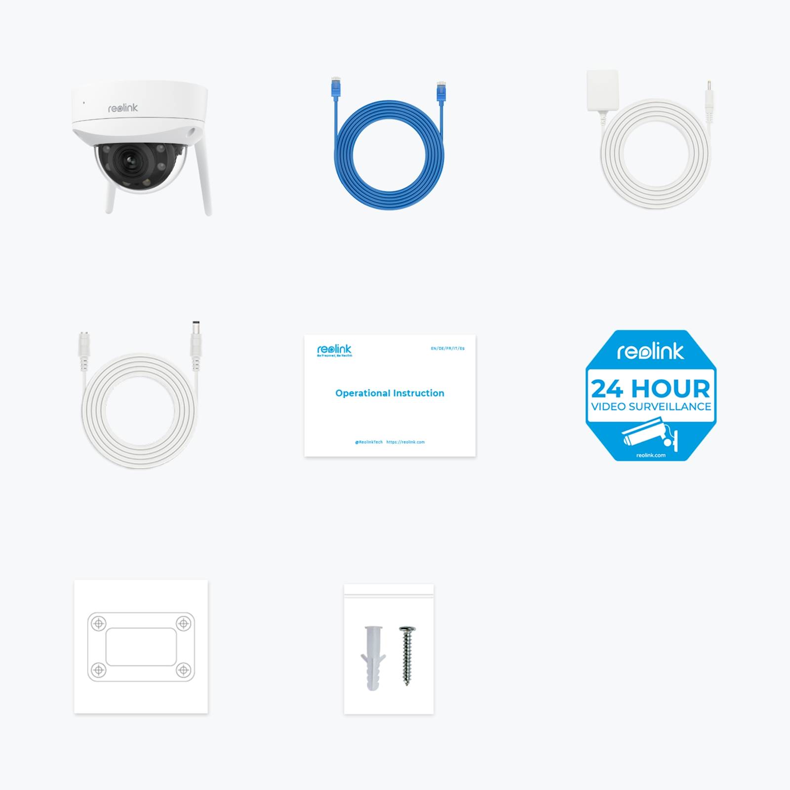 Reolink IP Kamera  W437 4K, Wi-Fi 6, IK10, 5x zoom