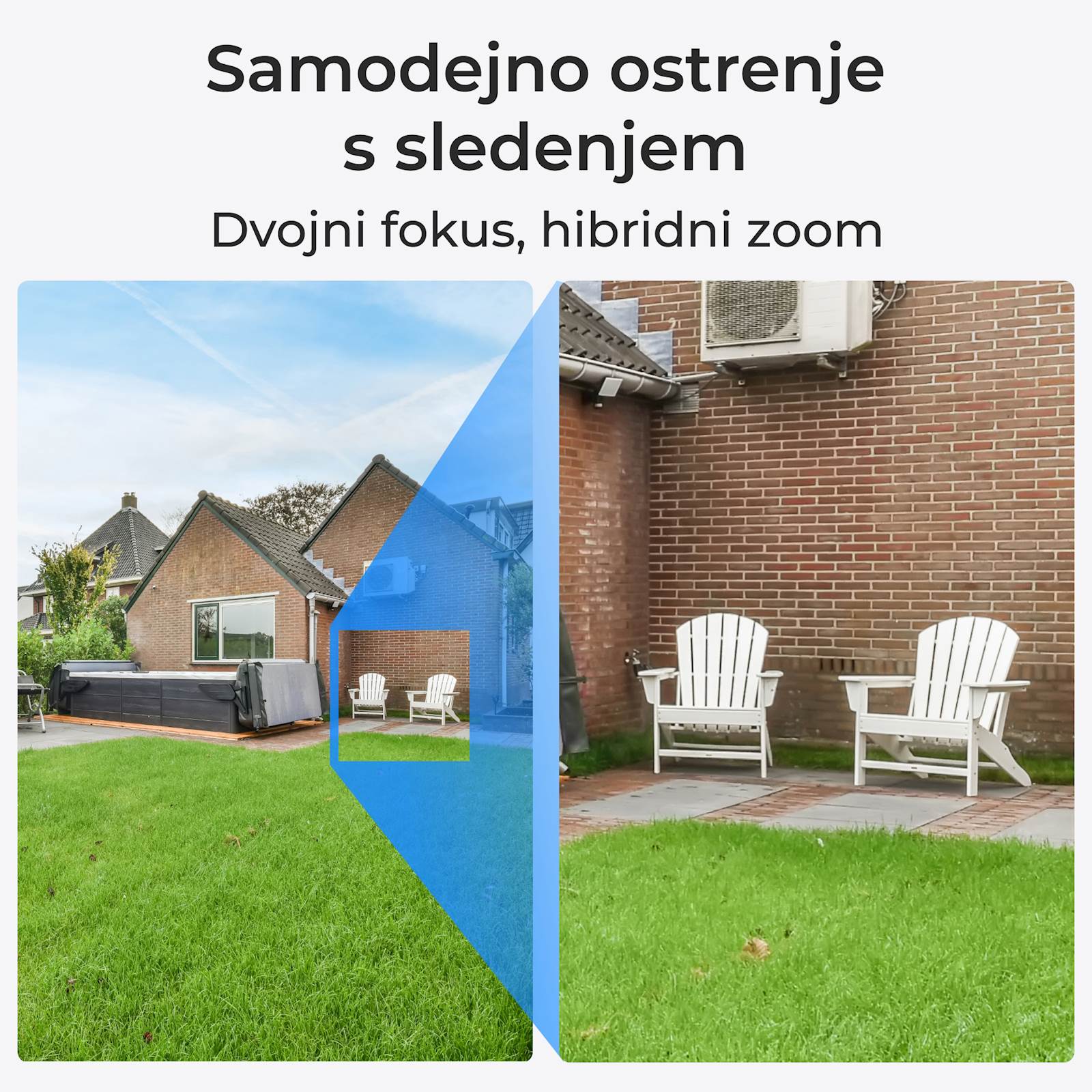 Reolink IP Kamera Trackmix Serija P760 4K, Dvojna leća, POE