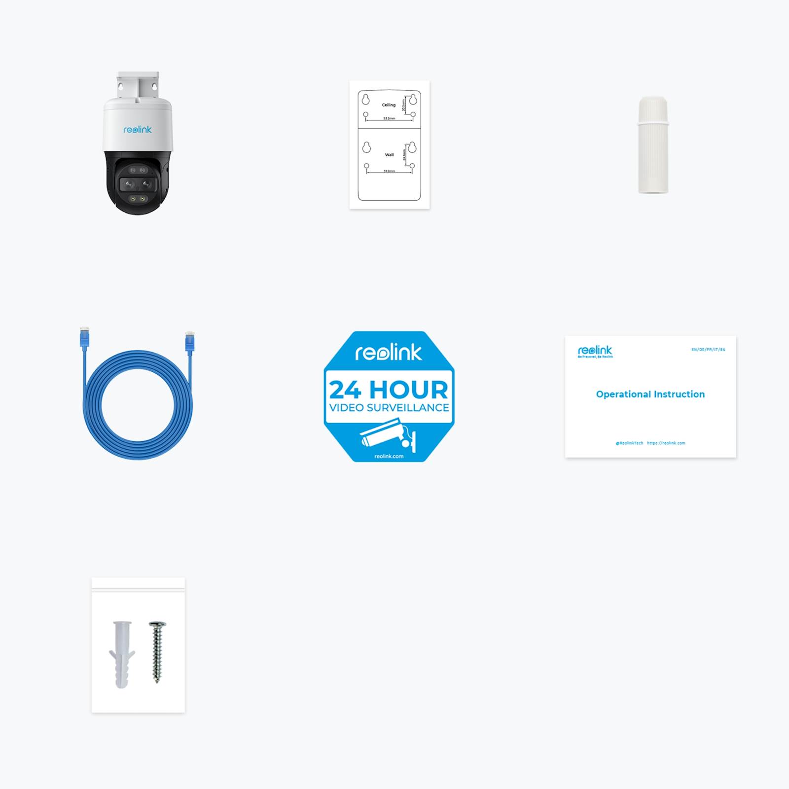 Reolink IP Kamera Trackmix Serija P760 4K, Dvojna leća, POE